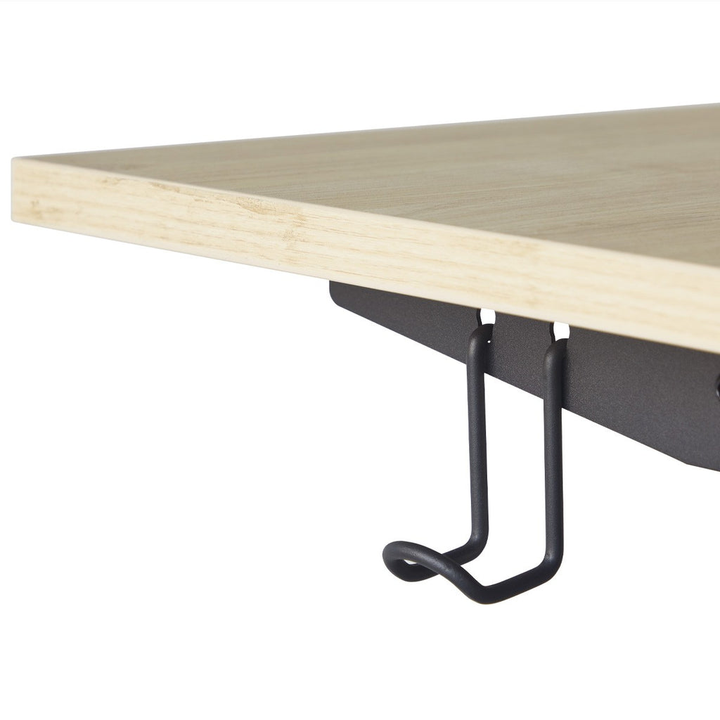 Up&Down - Bureau Assis-Debout Électrique Réglable 72-120 cm avec Ports USB - Effet - Bois