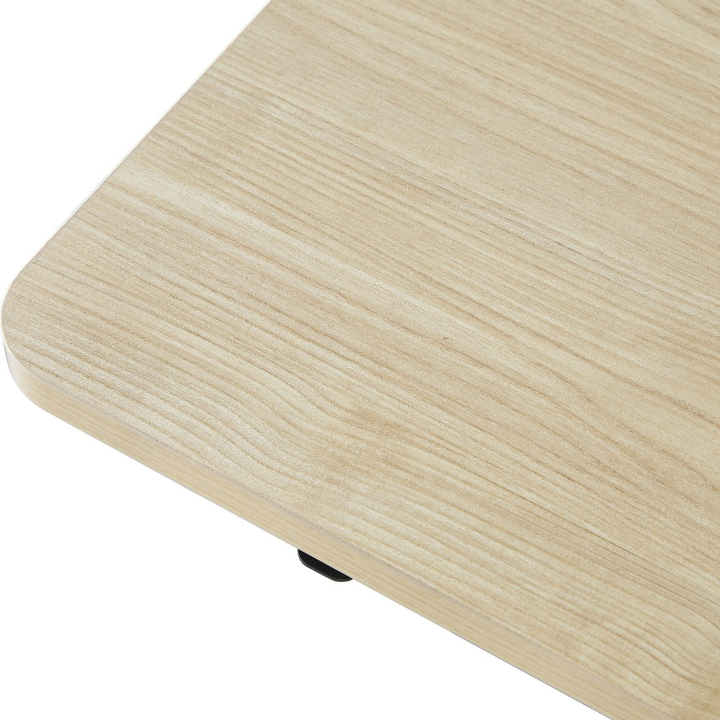 Up&Down - Bureau Assis-Debout Électrique Réglable 72-120 cm avec Ports USB - Effet - Bois