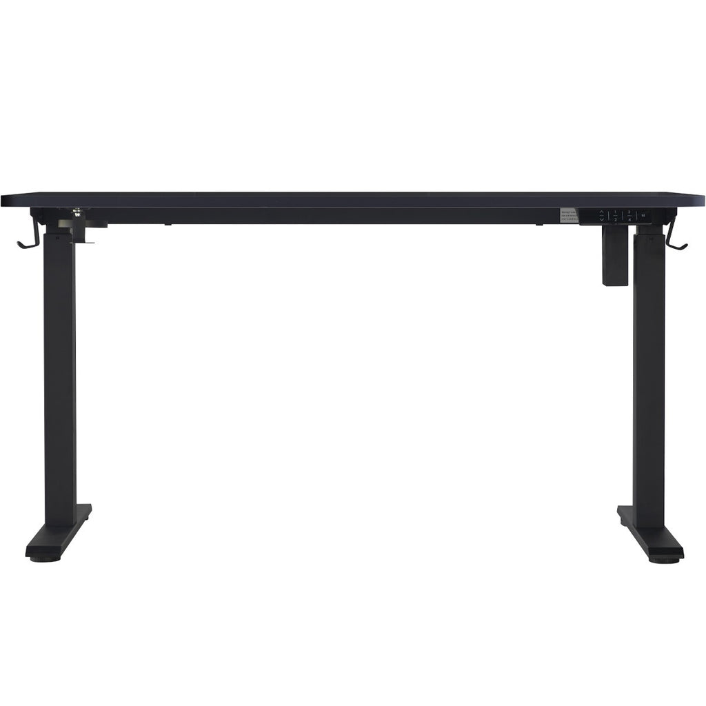 Up&Down - Bureau Assis-Debout Électrique Réglable 72-120 cm avec Ports USB - Noir