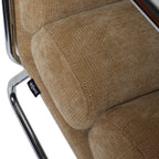 Vania - Fauteuil en Tissu Chenille - Miel