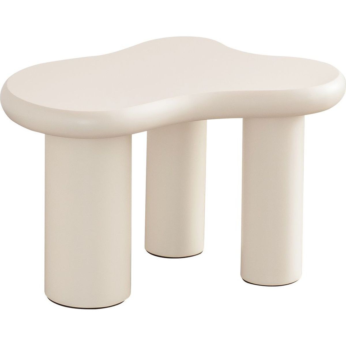 Wave - Lot de 2 Tables Basses Organiques Gigognes - Beige
