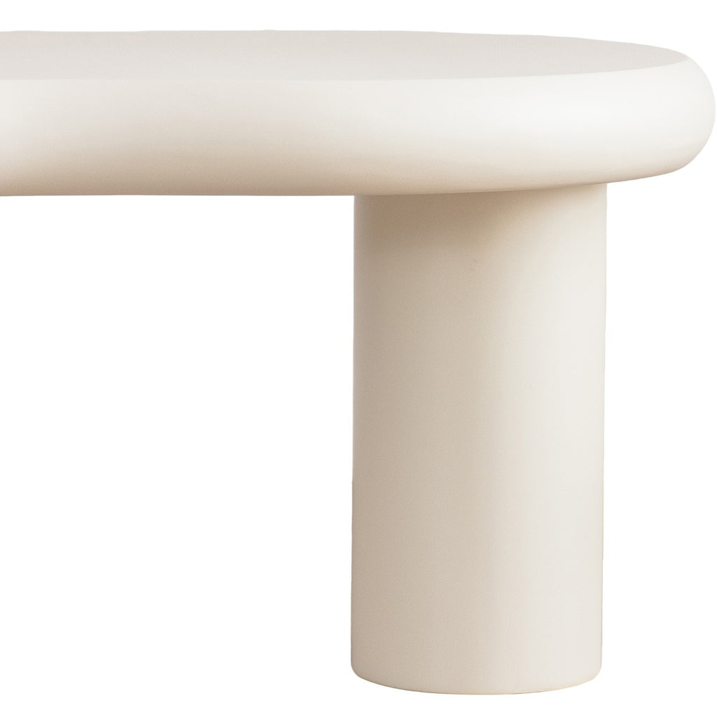 Wave - Lot de 2 Tables Basses Organiques Gigognes - Beige