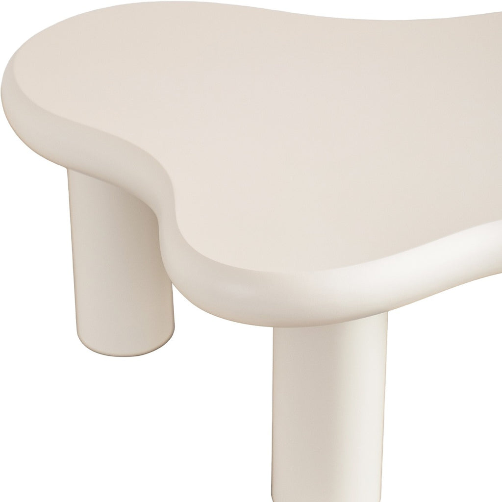 Wave - Lot de 2 Tables Basses Organiques Gigognes - Beige