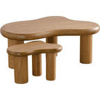 Wave - Lot de 2 Tables Basses Organiques Gigognes en - Bois