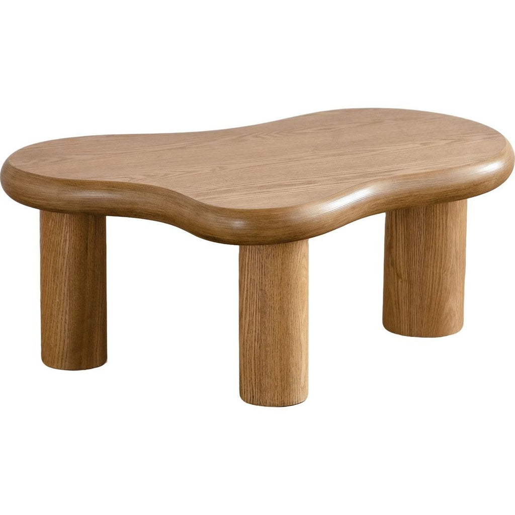 Wave - Lot de 2 Tables Basses Organiques Gigognes en - Bois