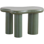 Wave - Lot de 2 Tables Basses Organiques Gigognes Mat - Vert