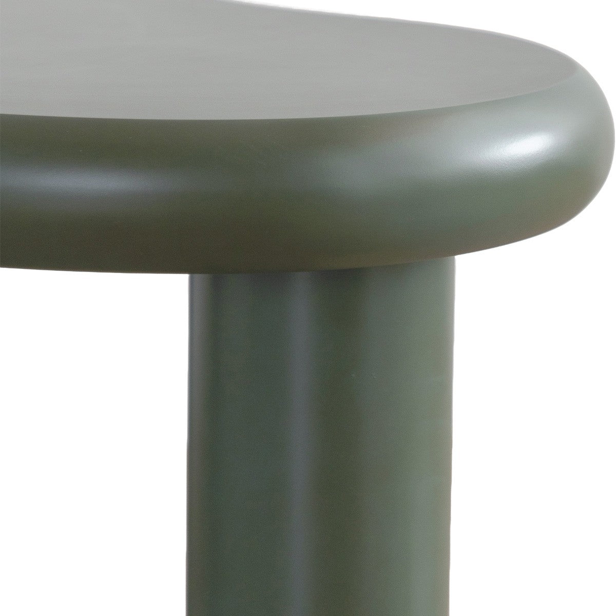Wave - Lot de 2 Tables Basses Organiques Gigognes Mat - Vert