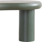 Wave - Lot de 2 Tables Basses Organiques Gigognes Mat - Vert