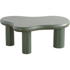 Wave - Lot de 2 Tables Basses Organiques Gigognes Mat - Vert
