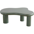 Wave - Lot de 2 Tables Basses Organiques Gigognes Mat - Vert