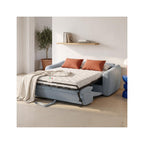 Suzie – Schlafsofa – Cord – Blau
