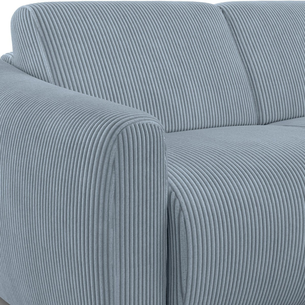 Suzie – Schlafsofa – Cord – Blau