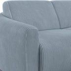 Suzie – Schlafsofa – Cord – Blau