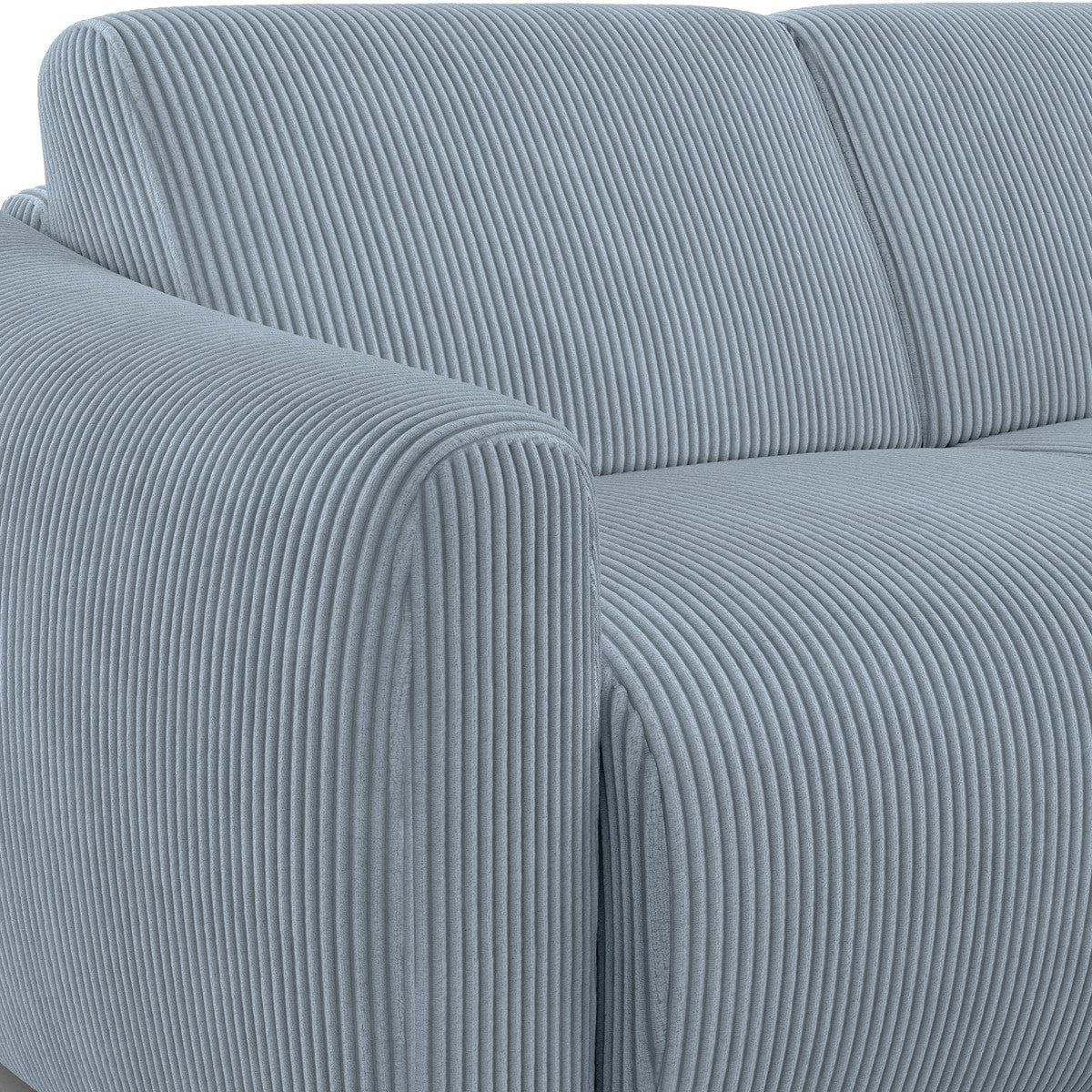 Suzie – Schlafsofa – Cord – Blau
