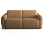 Suzie - Sofa Prosta Rozkładana - Tkanina Szenilowa - Mokka