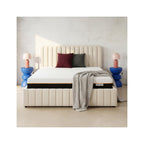 Dual Confort - Matelas Mousse Gel à Mémoire de Forme, Double Confort - 22 cm - Blanc