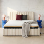 Dual Confort - Matelas Mousse Gel à Mémoire de Forme, Double Confort - 22 cm - Blanc