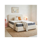 Memo HR - Matelas Mémoire de Forme Hbedding - Mousse Ergonomique, Mousse HR 35kg et Mousse à Effet Mémoire de Forme - Blanc