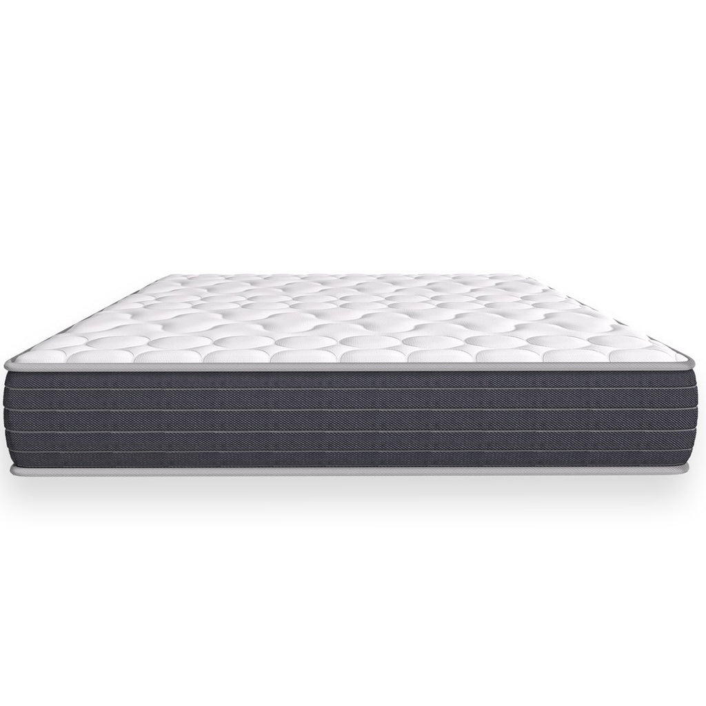 Memo HR - Matelas Mémoire de Forme Hbedding - Mousse Ergonomique, Mousse HR 35kg et Mousse à Effet Mémoire de Forme - Blanc