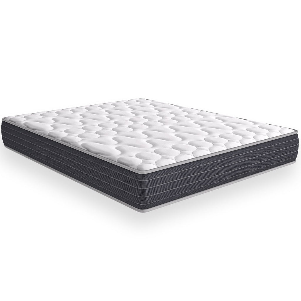 Memo HR - Matelas Mémoire de Forme Hbedding - Mousse Ergonomique, Mousse HR 35kg et Mousse à Effet Mémoire de Forme - Blanc