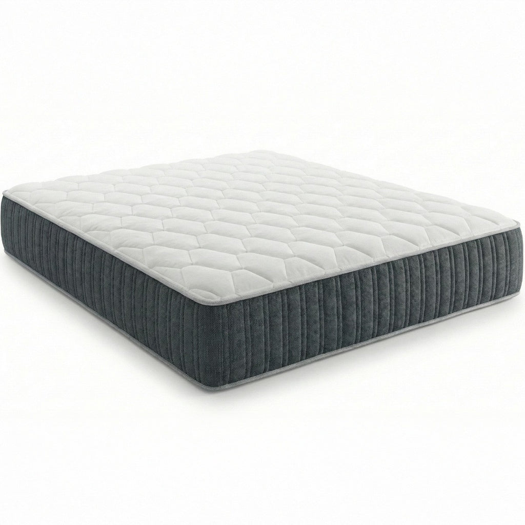 Memo Prestige - Matelas Mémoire de Forme Hbedding - Mousse Ergonomique, Mousse HR 35kg et Mousse à Effet Mémoire de Forme - Blanc