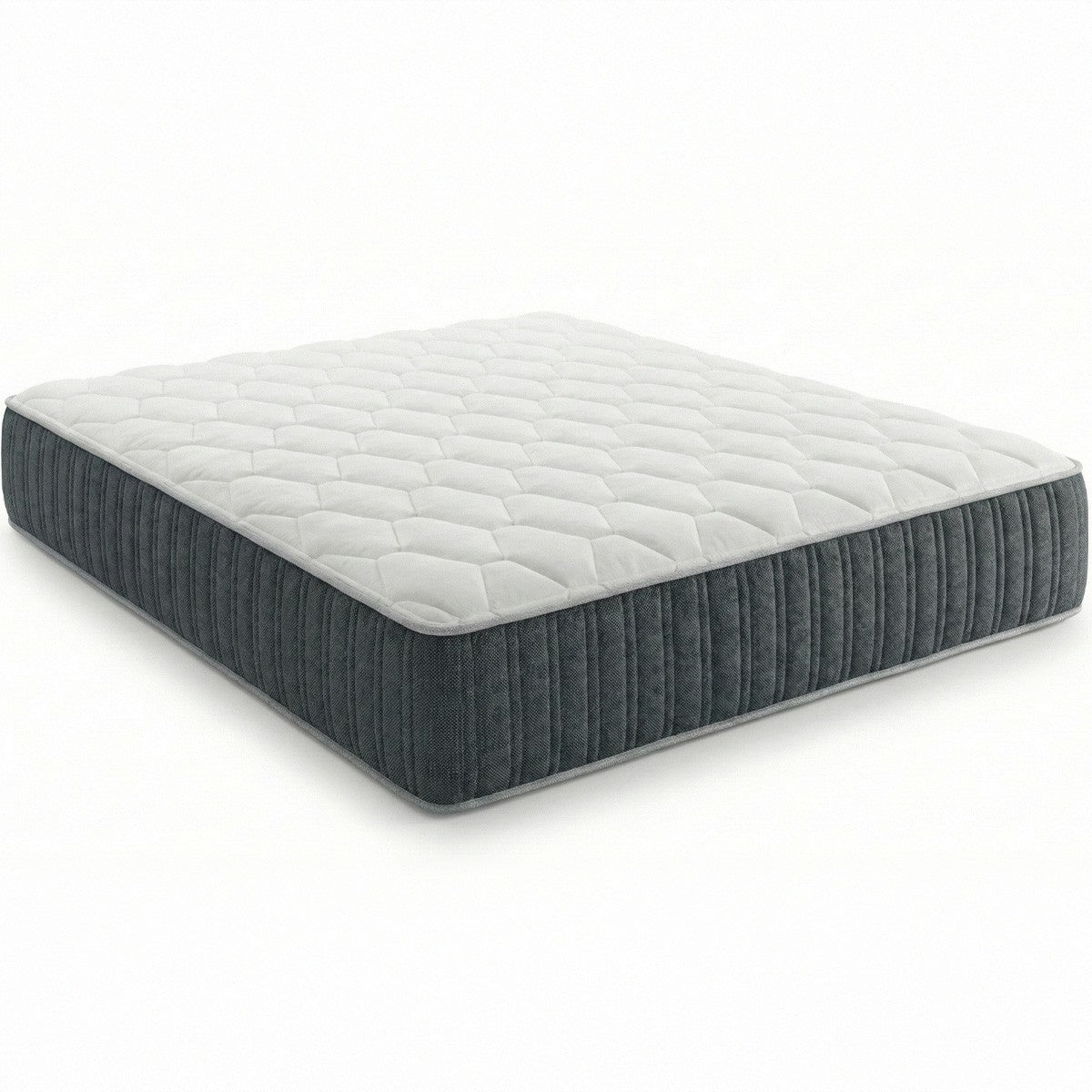 Memo Prestige - Matelas Mémoire de Forme Hbedding - Mousse Ergonomique, Mousse HR 35kg et Mousse à Effet Mémoire de Forme - Blanc