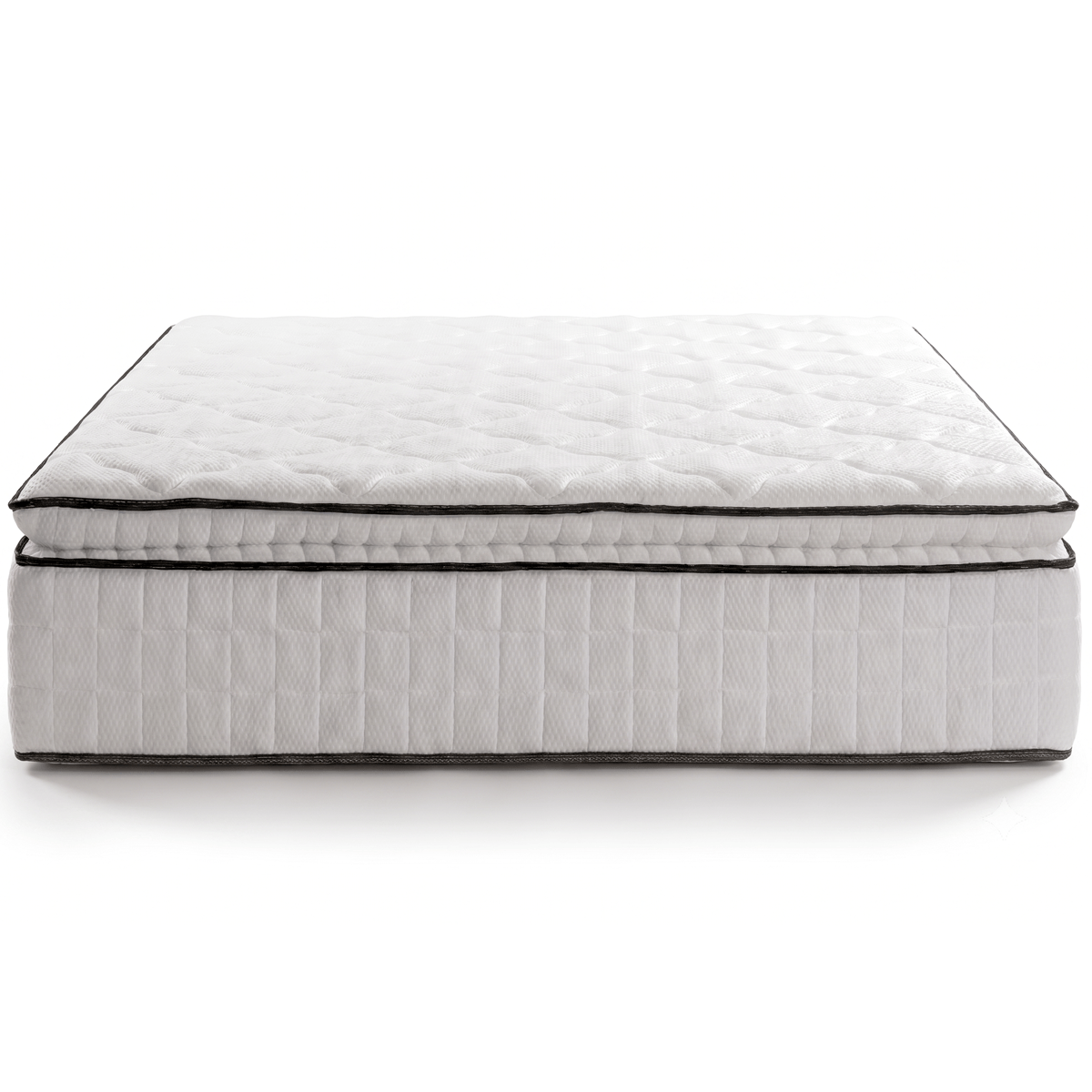 Confort Palace - Matelas à Ressorts Ensachés avec Surmatelas Intégré - Blanc