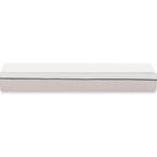 Spring Elite - Matelas Hybride à Ressorts Ensachés et Mémoire de Forme - 25 cm - Blanc