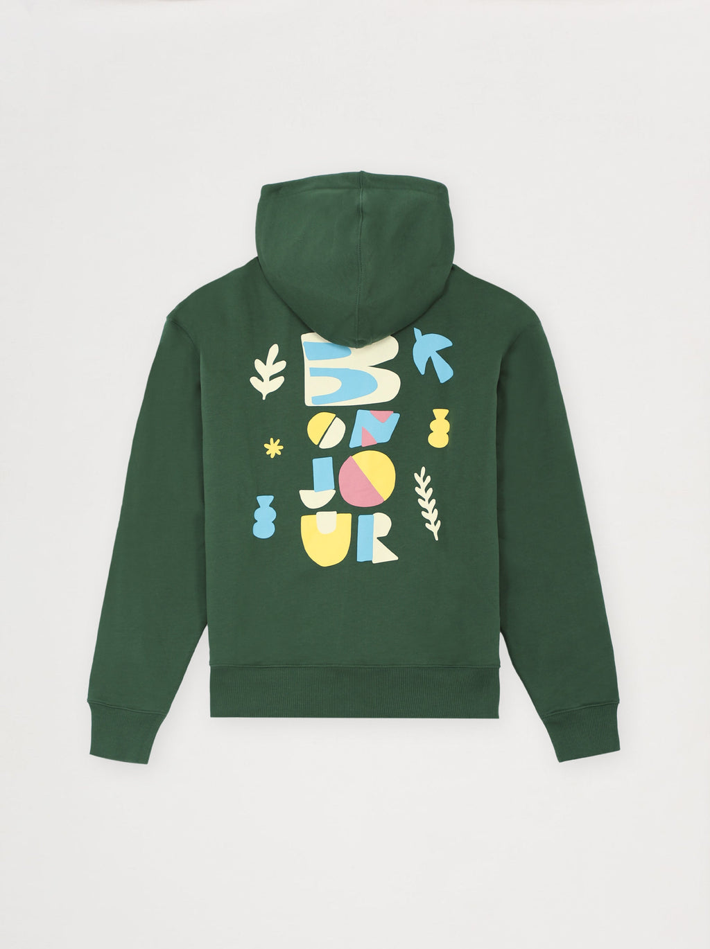 Sweat Capuche Unisexe Bonjour