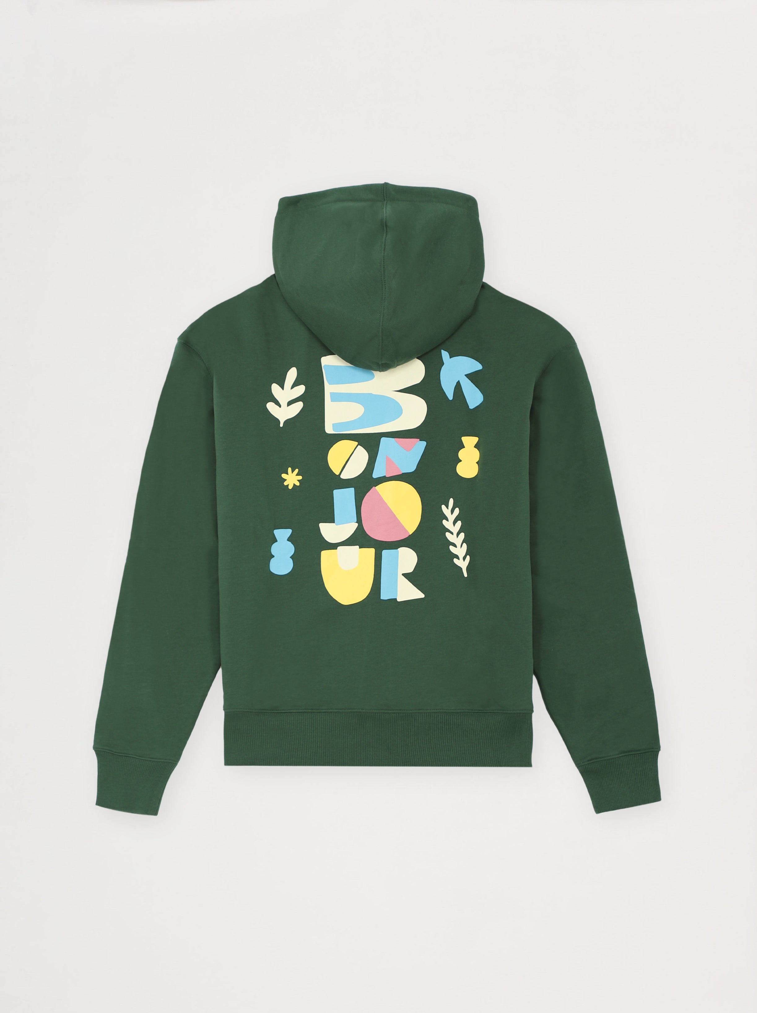 Sweat Capuche Unisexe Bonjour