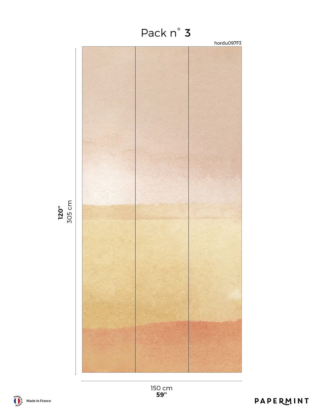 Horizon Dune Mural - Sunset