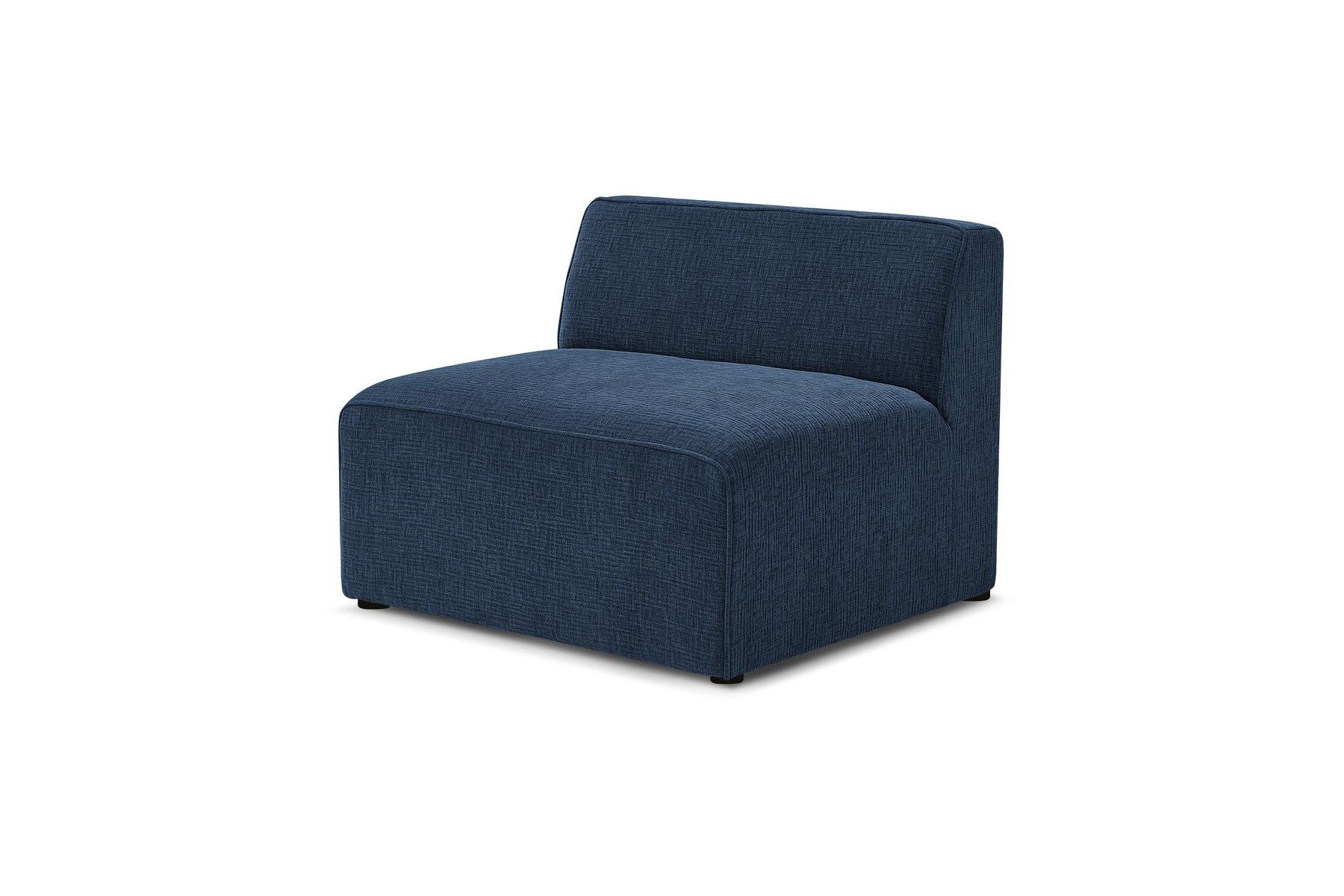 One-Seater Armchair for Modular Sofa - Megeve - Textured Fabric