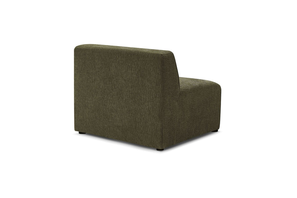One-Seater Armchair for Modular Sofa - Megeve - Textured Fabric