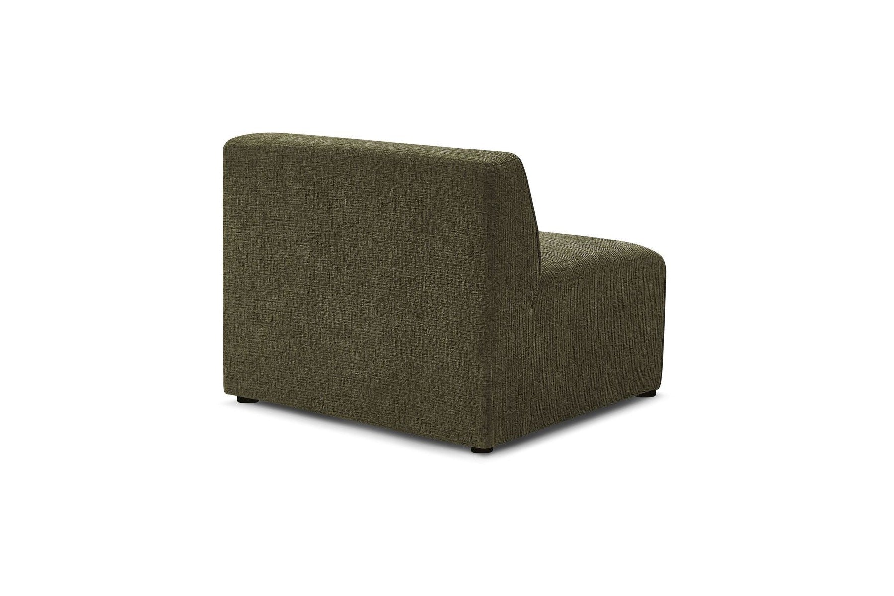 One-Seater Armchair for Modular Sofa - Megeve - Textured Fabric