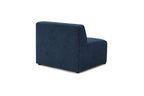 One-Seater Armchair for Modular Sofa - Megeve - Textured Fabric