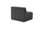 One-Seater Armchair for Modular Sofa - Megeve - Textured Fabric
