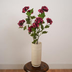 Hortensia Artificiel Rouge 3 Têtes
