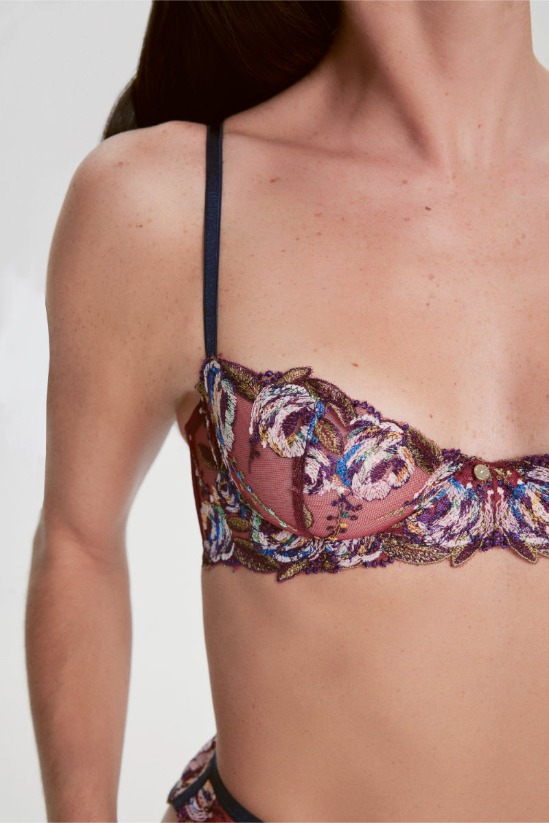 Soutien-Gorge Balconnet Marien - Bordeaux