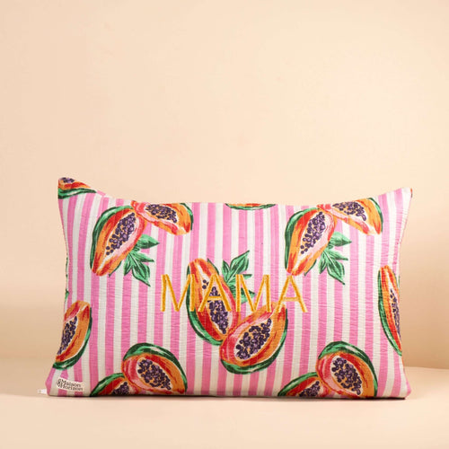 Housse de Coussin Indira 50x30cm.COUSS50003.Couleur: Papaya