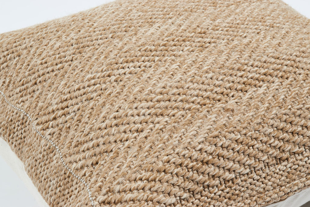 Funda de cojín efecto yute natural espiga Alfombras Nazar