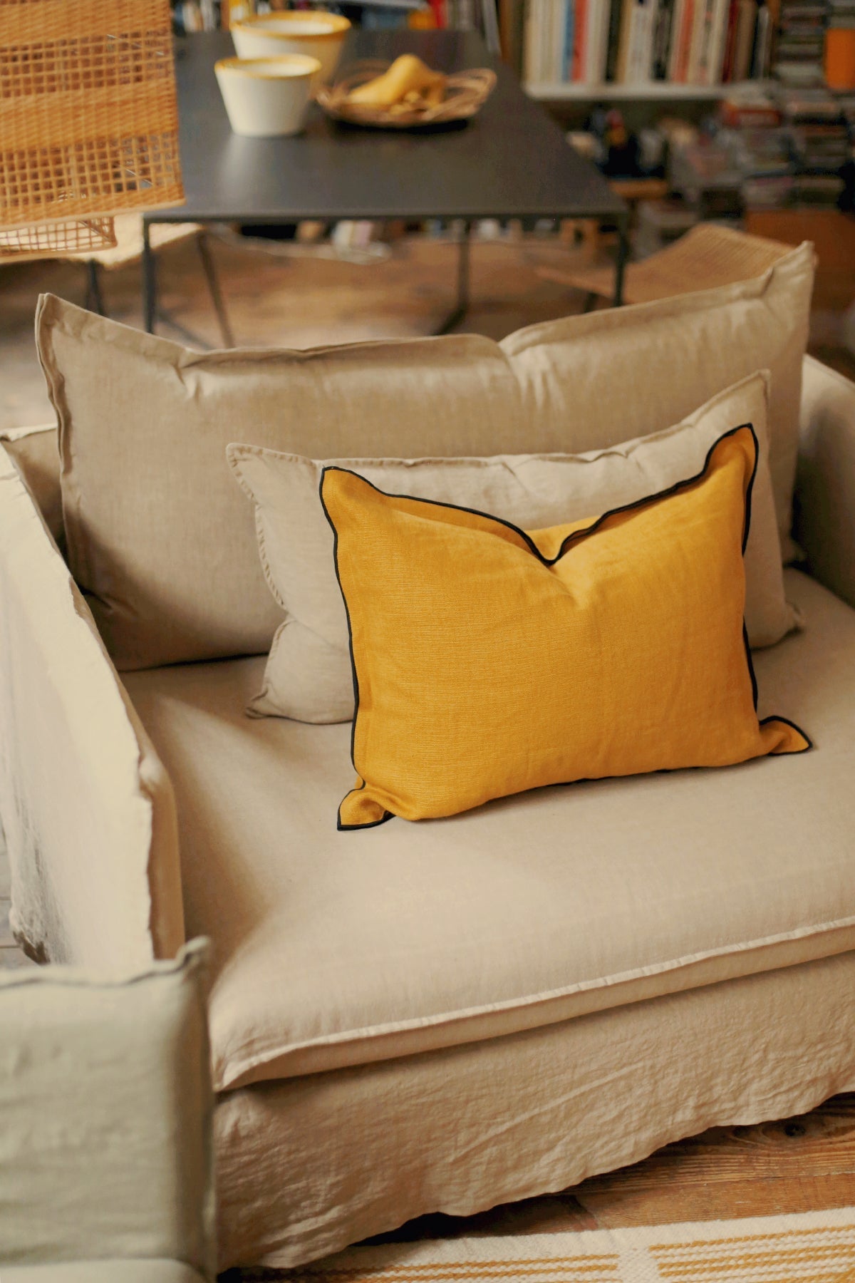 Maya - Housse De Coussin - Lin