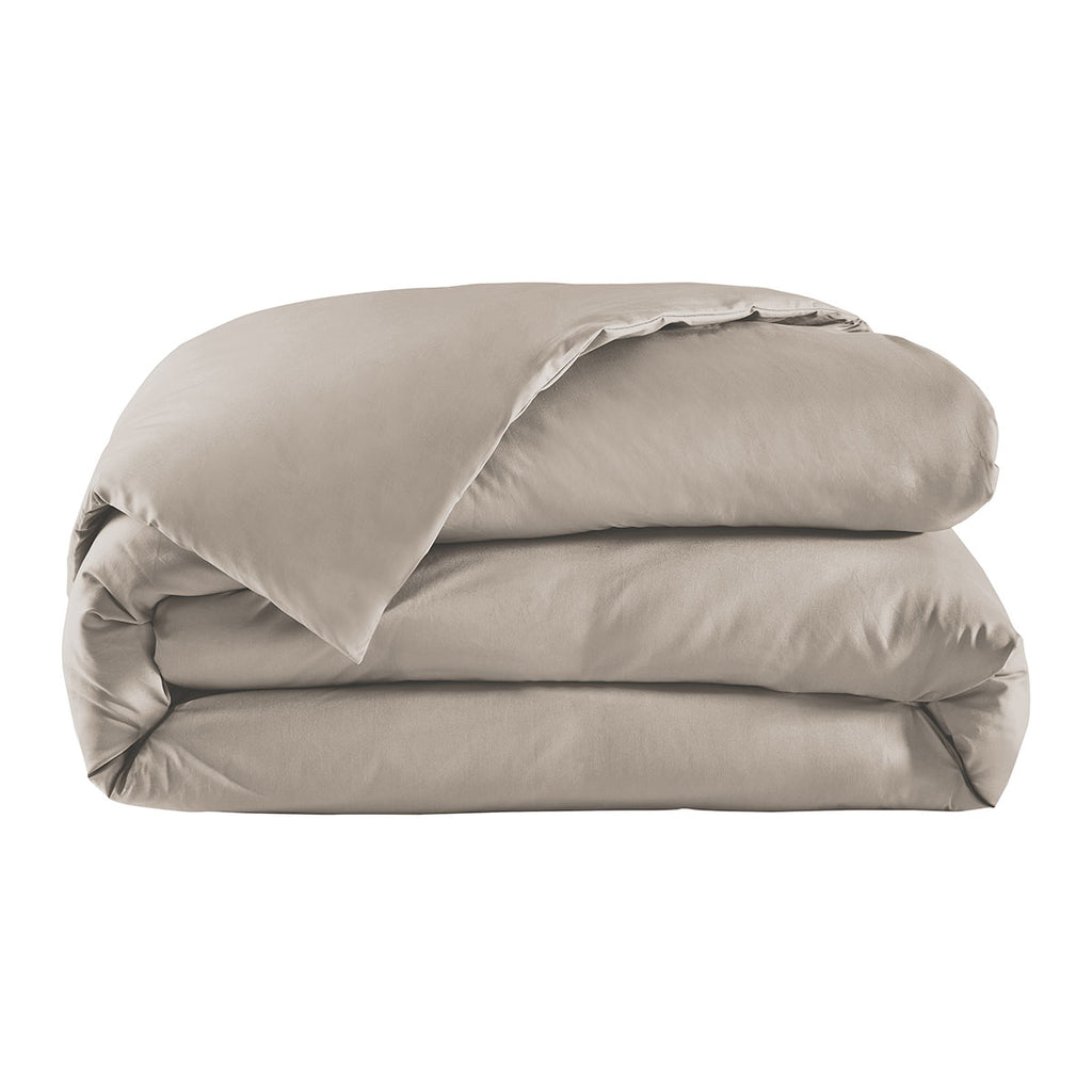 Percale Unie - Duvet Cover - Taupe Grey