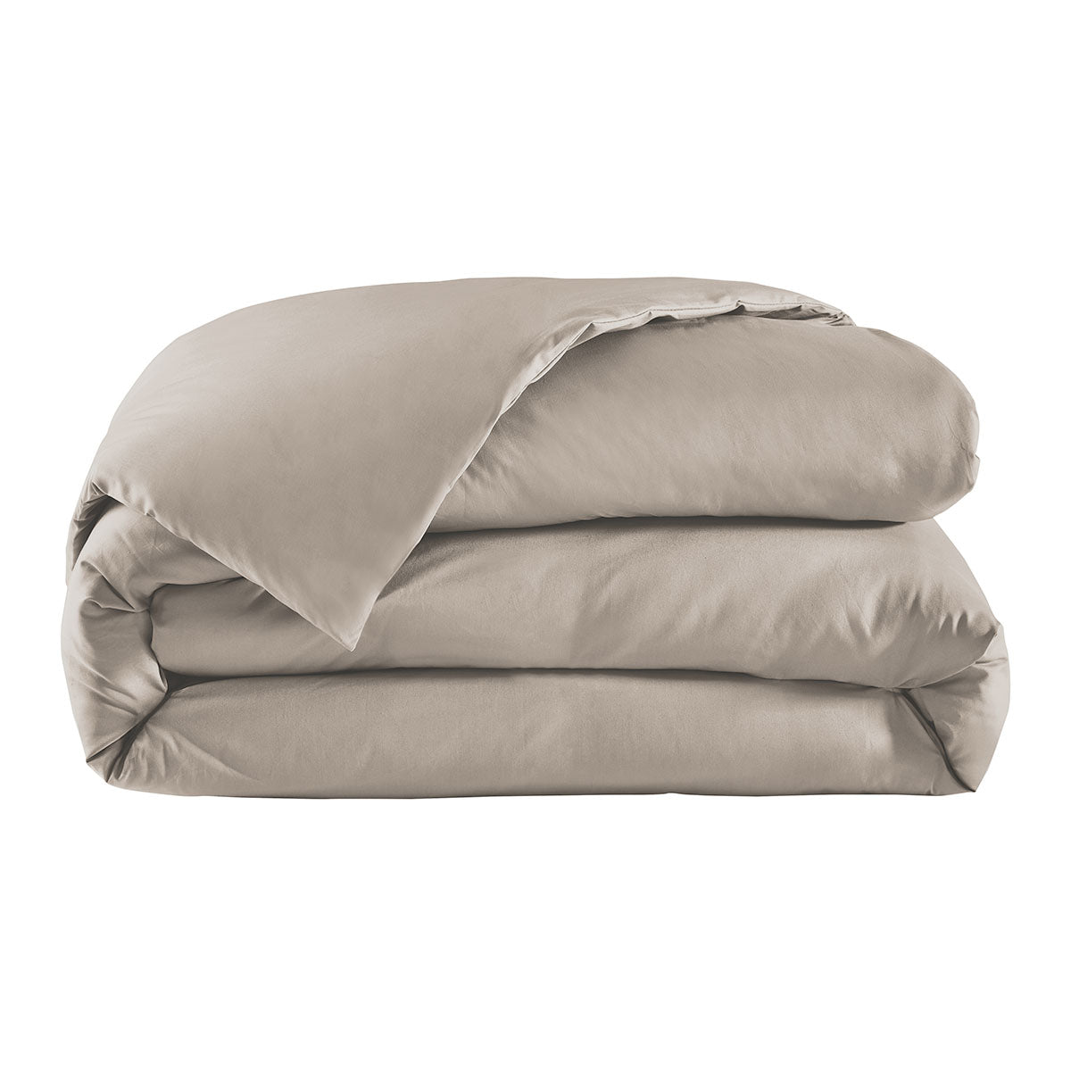 Percale Unie - Duvet Cover - Taupe Grey