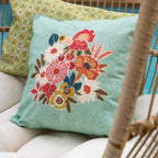Housse De Coussin D'Extérieur Kimiko Celadon