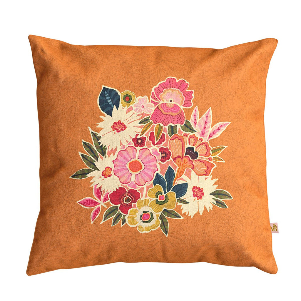 Housse De Coussin D'Extérieur Kimiko Mandarine