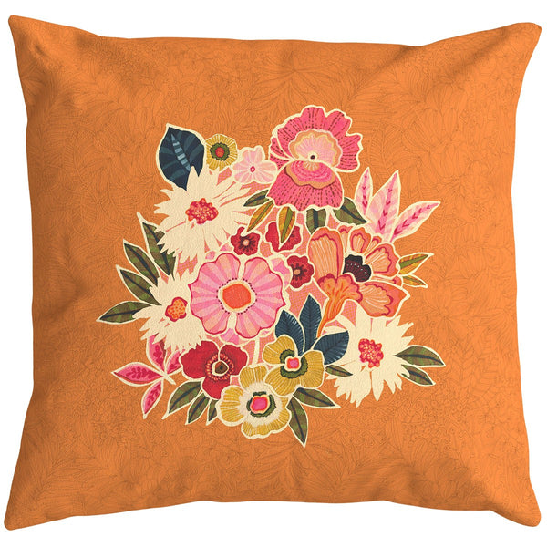 Kimiko - Housse De Coussin D'Extérieur - Mandarine