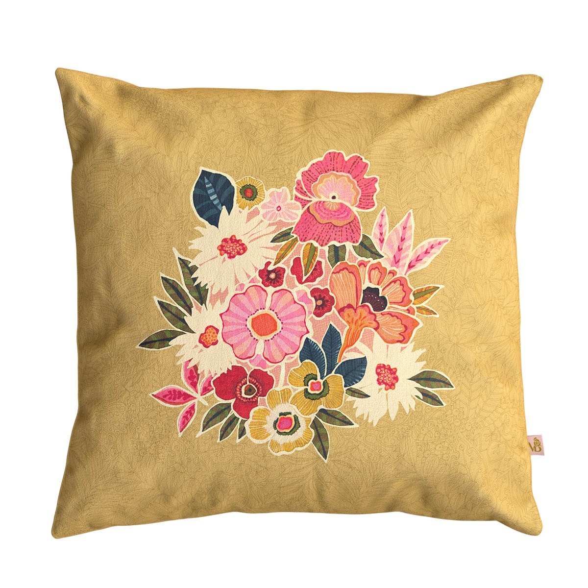 Housse De Coussin D'Extérieur Kimiko Ocre
