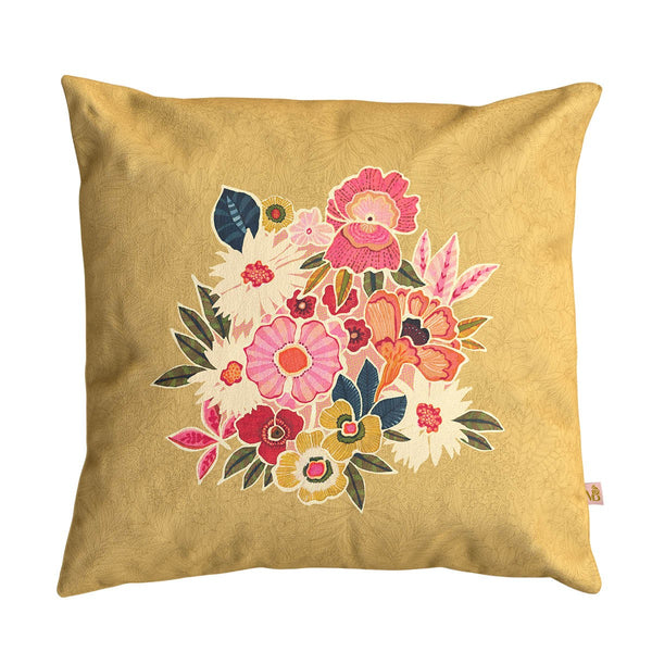 Kimiko - Housse De Coussin D'Extérieur - Ocre