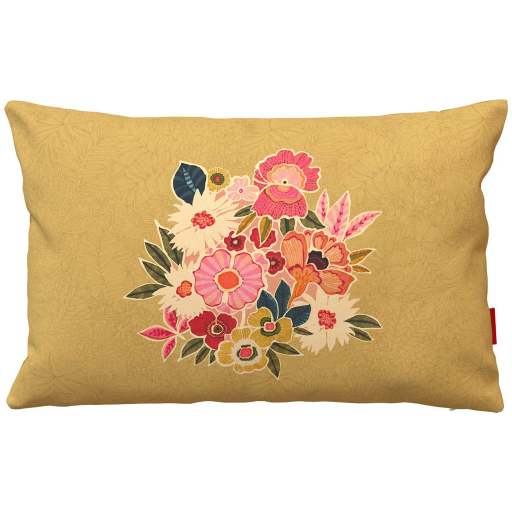 Housse De Coussin D'Extérieur Kimiko Ocre