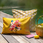 Housse De Coussin D'Extérieur Kimiko Ocre